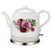 Ceramic teapot decorated 