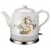 Ceramic teapot decorated 